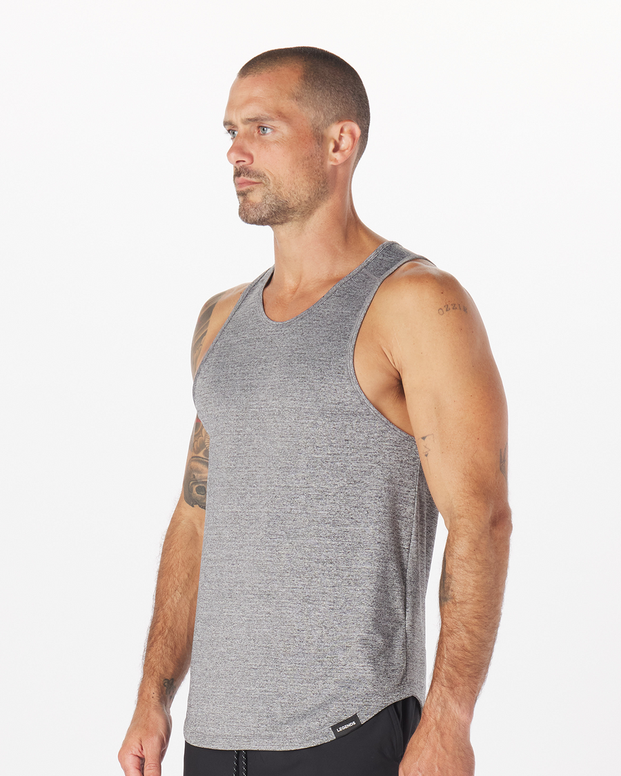 Enzo Tank Black Heather