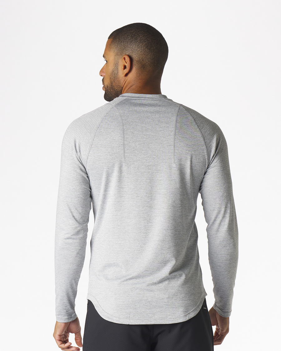 Enzo LS Tee Heather Gray