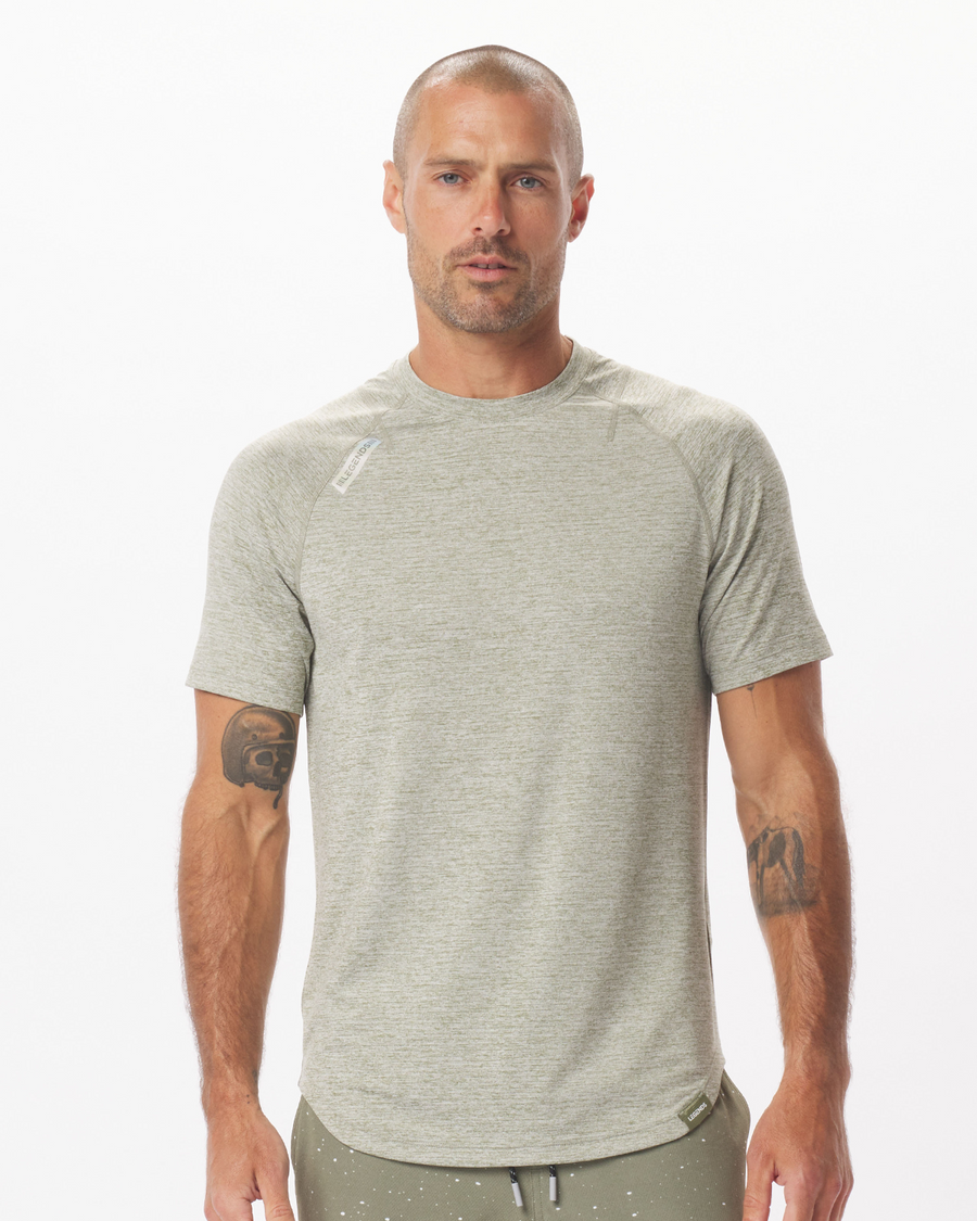 Enzo Tee Olive Heather