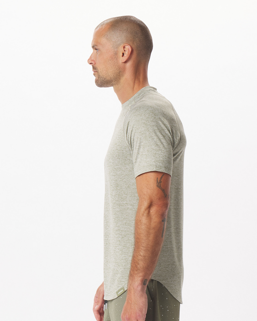 Enzo Tee Olive Heather