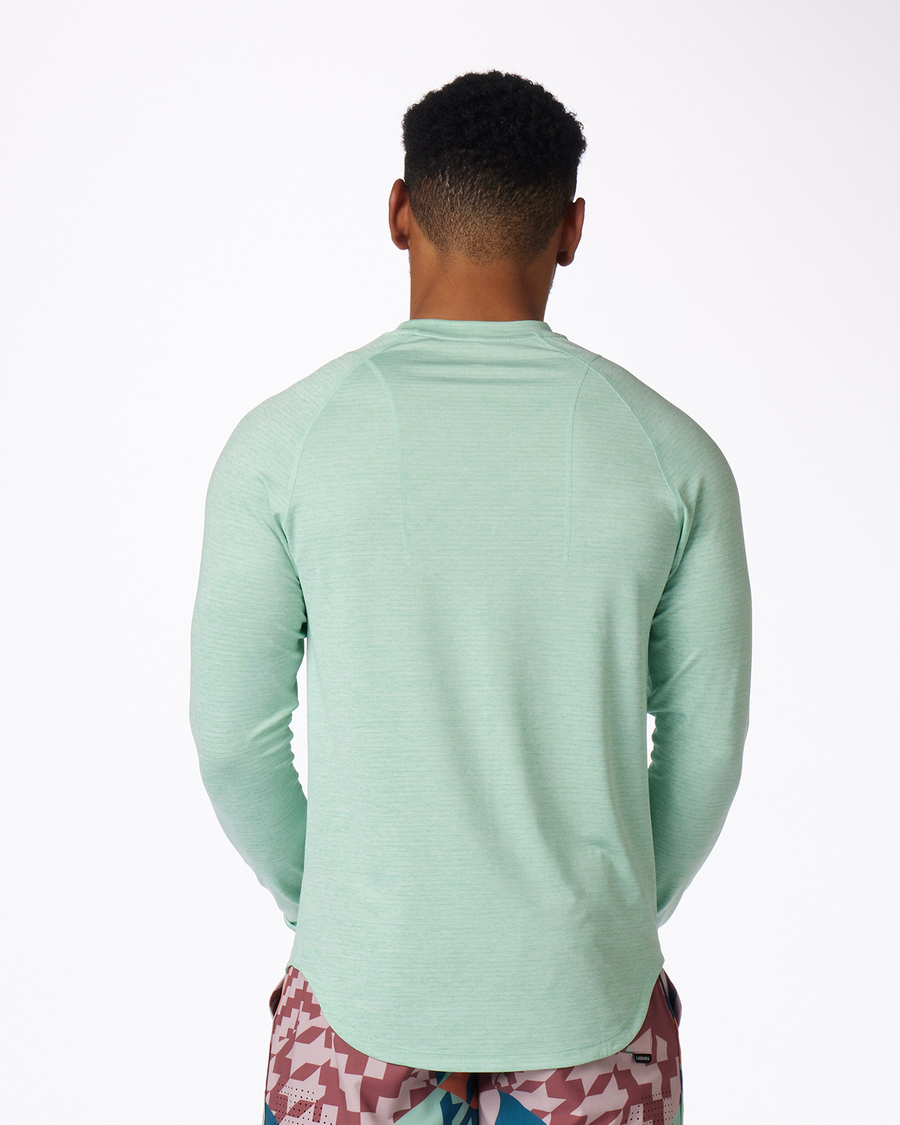 Enzo LS Tee Pale Green Heather